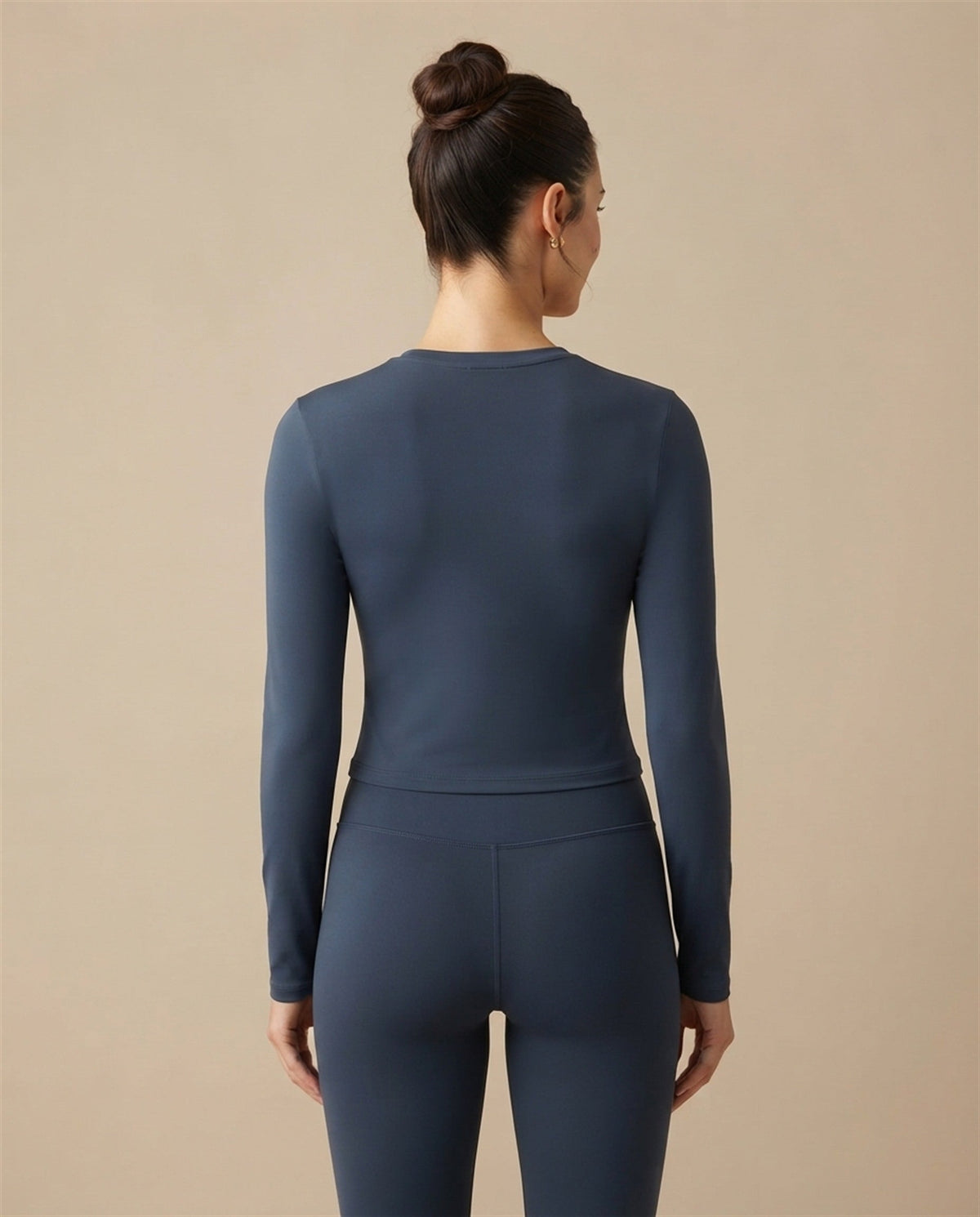 Second Skin Long Sleeve Top in Badge Blue