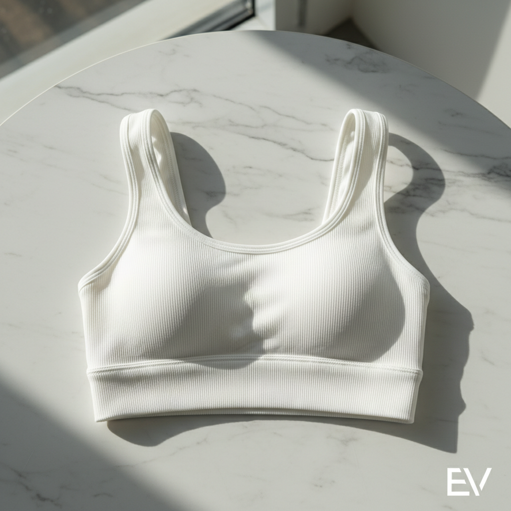 Eveloa Sports Bra White