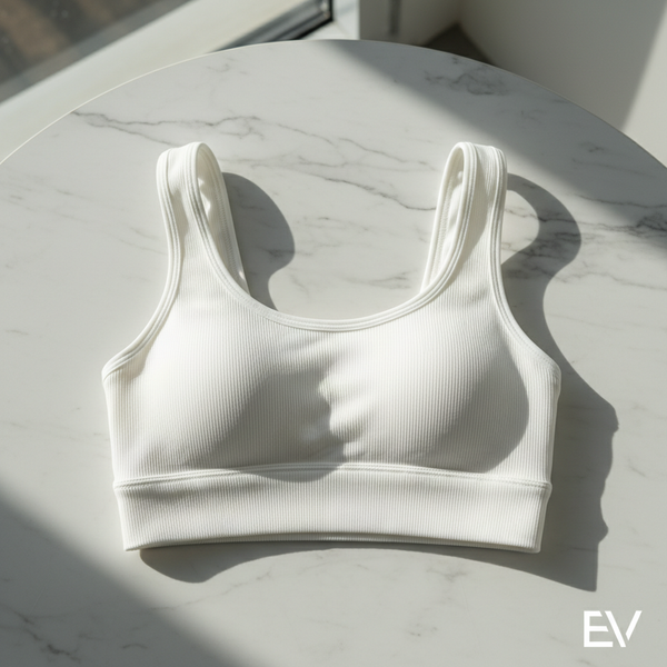 Eveloa Sports Bra White