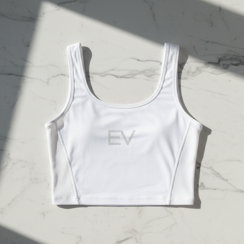 Eveloa Crop Top White
